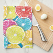 Linge De Cuisine Pièces de fruits d'agrumes (Quart Plié)