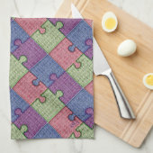 Linge De Cuisine Pièces de puzzle (Quart Plié)