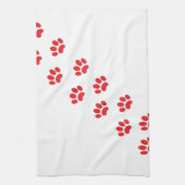 Linge De Cuisine Pieds de pattes de chat (Vertical)
