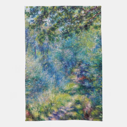 Linge De Cuisine Pierre-Auguste Renoir - Chemin dans la Forêt (Vertical)
