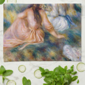 Linge De Cuisine Pierre-Auguste Renoir - Dans le pré (Plié)