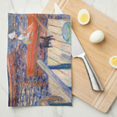 Linge De Cuisine Pierre-Auguste Renoir - La Seine à Argenteuil (Quart Plié)