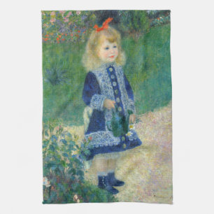 Linge De Cuisine Pierre-Auguste Renoir - Une fille avec un arrosoir