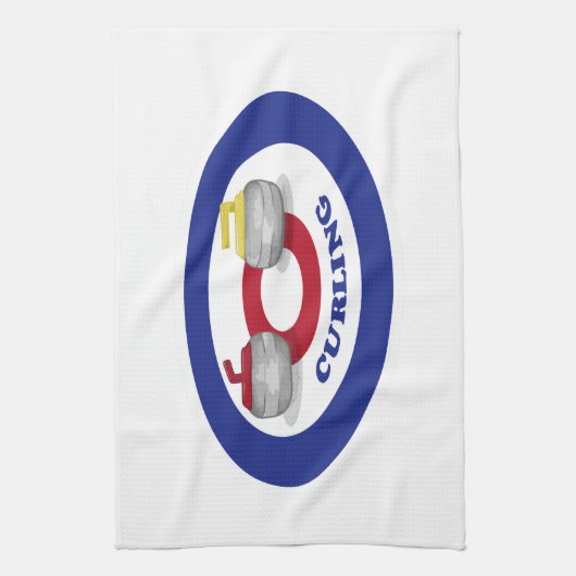 Linge De Cuisine Pierre de curling (Vertical)