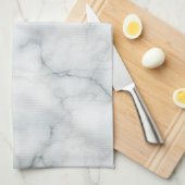 Linge De Cuisine pierre de marbre blanc (Quart Plié)