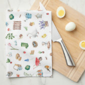 Linge De Cuisine Pierre le lapin (Quart Plié)