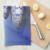 Linge De Cuisine Pierre Zen Bleu violet Océan Amour Paix Inspiratio (Quart Plié)