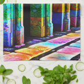 Linge De Cuisine Pierres psychédéliques (Plié)