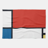 Linge De Cuisine Piet Mondrian - Composition Abstrait géométrique (Horizontal)