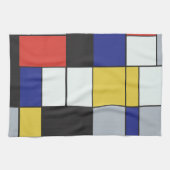 Linge De Cuisine Piet Mondrian - Composition Abstrait géométrique (Horizontal)