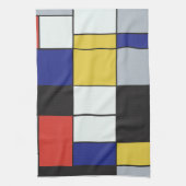 Linge De Cuisine Piet Mondrian - Composition Abstrait géométrique (Vertical)