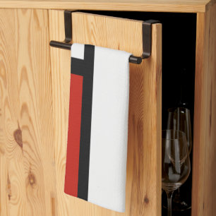 Linge De Cuisine Piet Mondrian - Composition Abstrait géométrique