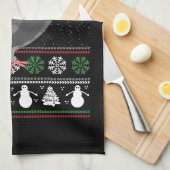 Linge De Cuisine Pigeon - Noël Pigeon laid Noël (Quart Plié)