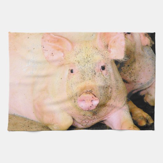 Linge De Cuisine Piggy (Horizontal)