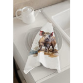 Linge De Cuisine Piglet en jeu, personnalisation