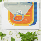 Linge De Cuisine Pilchards Design Kitchen Towel (Plié)