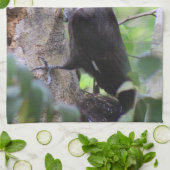 Linge De Cuisine Pileated Woodpecker Kitchen Towel Dish Towel (Plié)