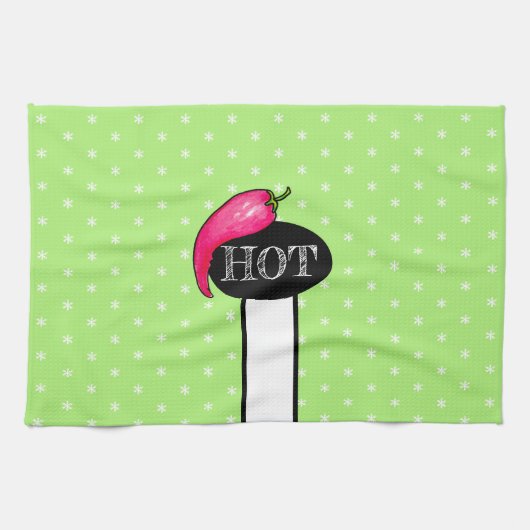 Linge De Cuisine Piment (Horizontal)