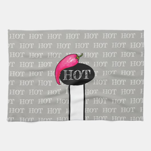 Linge De Cuisine Piment (Horizontal)