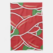 Linge De Cuisine Piments de piment rouge funky (Vertical)