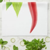 Linge De Cuisine Piments frais (Plié)