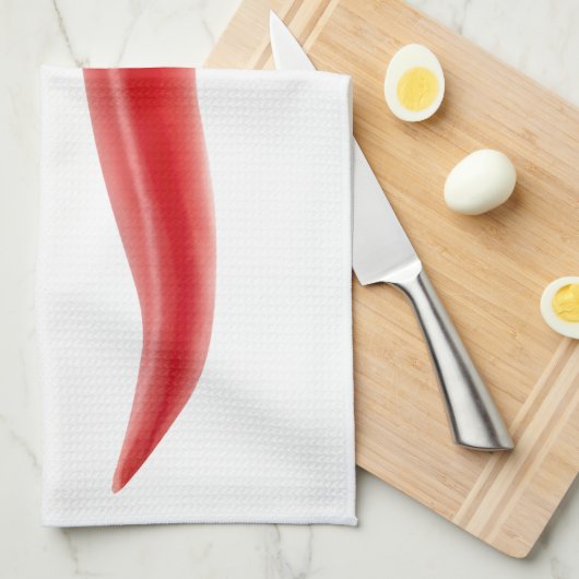 Linge De Cuisine Piments frais (Quart Plié)