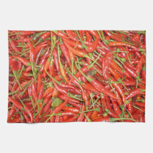 Linge De Cuisine piments rouges