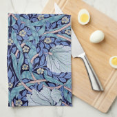 Linge De Cuisine Pimpernel Blue, William Morris (Quart Plié)