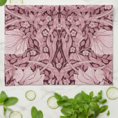 Linge De Cuisine Pimpernel Maroon, William Morris (Plié)