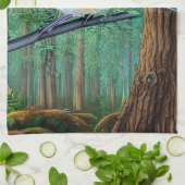 Linge De Cuisine Pin À feuillage persistant rustique (Plié)