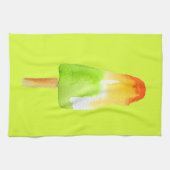 Linge De Cuisine Pine Lime popsicle pop art nourriture mignonne (Horizontal)