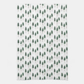 Linge De Cuisine Pine Trees Forêt Motif Simple (Vertical)