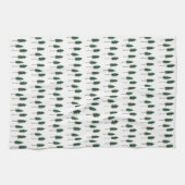 Linge De Cuisine Pine Trees Forêt Motif Simple (Horizontal)