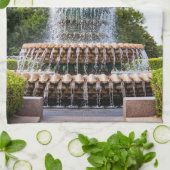 Linge De Cuisine Pineapple Fountain à Charleston (Plié)