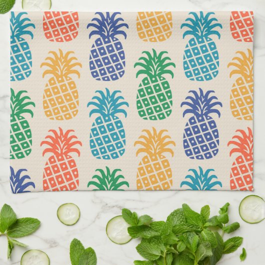 Linge De Cuisine Pineapple Pattern (Plié)