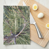 Linge De Cuisine Pinecone sur le pin (Quart Plié)
