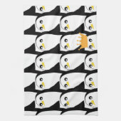 Linge De Cuisine Pingouin comique : noir blanc Vintage (Vertical)