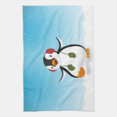 Linge De Cuisine Pingouin d'hiver mignon (Vertical)