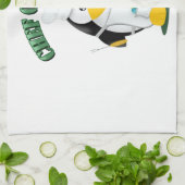 Linge De Cuisine Pingouin en service de chef (Plié)