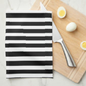 Linge De Cuisine Pingouin et rayures (Quart Plié)