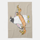 Linge De Cuisine Pingouin Gentoo écriture japonaise Kanji (Vertical)