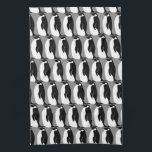 Linge De Cuisine Pingouin Motif gris noir blanc<br><div class="desc">Décorez votre cuisine avec cette serviette motif amusante. Ça fait un grand cadeau ! Consultez ma boutique pour plus de couleurs et de motifs !</div>