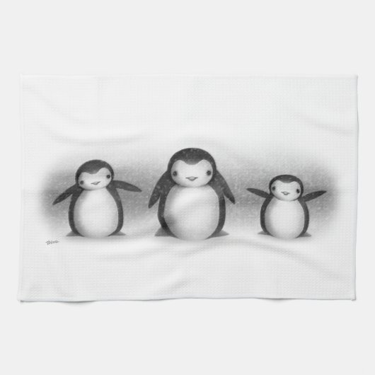 Linge De Cuisine Pingouins (Horizontal)