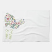 Linge De Cuisine Pink and Blue Wildflower Easter Rabbit (Horizontal)