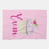 Linge De Cuisine Pink Frosted Cupcake Yum! (Horizontal)