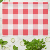 Linge De Cuisine Pink Gingham Kitchen Towel (Plié)
