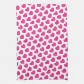 Linge De Cuisine Pink Heart Modern Sweet Love Notes Fun (Vertical)