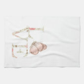 Linge De Cuisine Pink Love Papillon Floral (Horizontal)