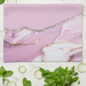 Linge De Cuisine PINK MARBLE AGATE Runner Table (Plié)