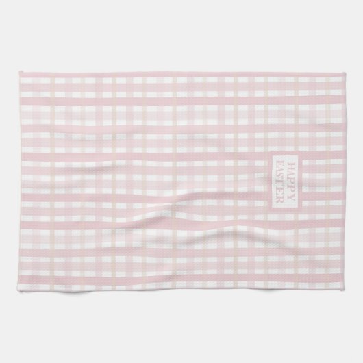 Linge De Cuisine Pink Mix Plaid (Horizontal)
